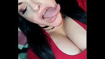 Latina Teen Gets Her Throat Stretched Wide Open