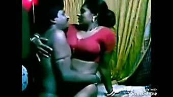 Village Stepmother In Saree Gets Rough With Black Husband In Homemade Video