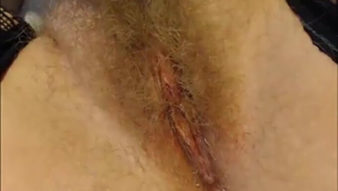 Intimate Webcam Shot Of A Blonde Babe'S Unshaven Nether Region