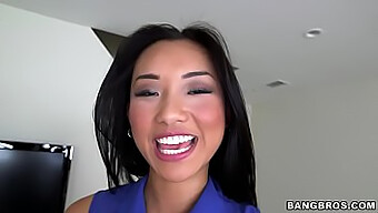 Alina Li, A Young Asian Beauty, Gets A Deepthroat From Brannon Rhoades In Bangbros Video