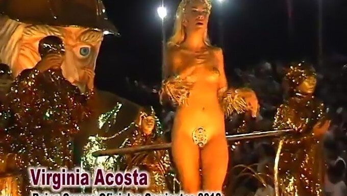 Reina Desnuda Del Carnaval: Video Porno De Celebridad Latina De Virginia Acosta