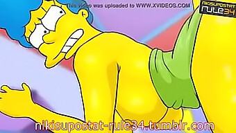 Huge Asses In Action In Simpsons-Inspired Porn