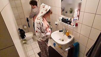 Brutal Sex In The Bathroom: Stepsister Gets Her Ass Pounded