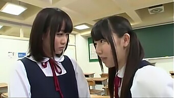 Schoolgirl Lesbians Engage In Erotic Battle In Japanese Upornia Video