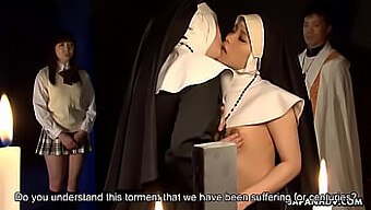 Two Asian Nuns Engage In Lesbian Sex And Mutual Stimulation