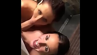 Wife'S Friend Gives Sloppy Blowjob And Gets Creampied In Rough Threesome