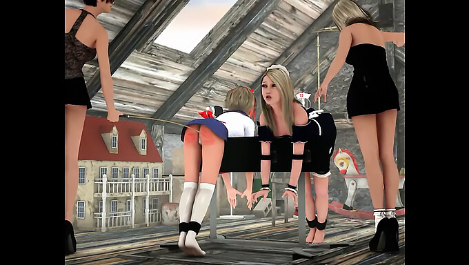 Spankred3d.Comでの懲戒を受けた負け犬たち