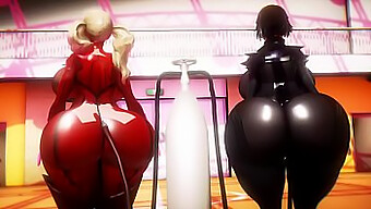 Ann And Makoto'S Breasts Get Enlarged In 3d